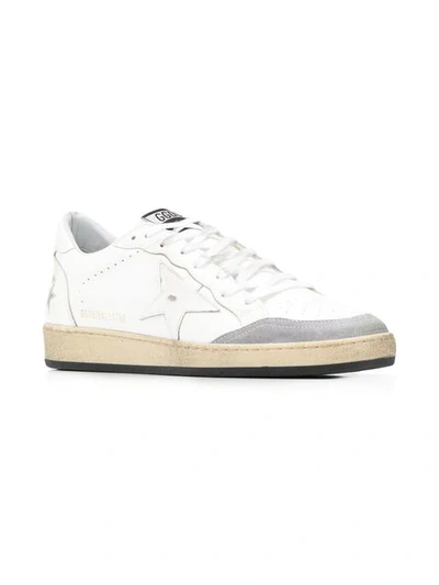 Shop Golden Goose Low Top Trainers In White