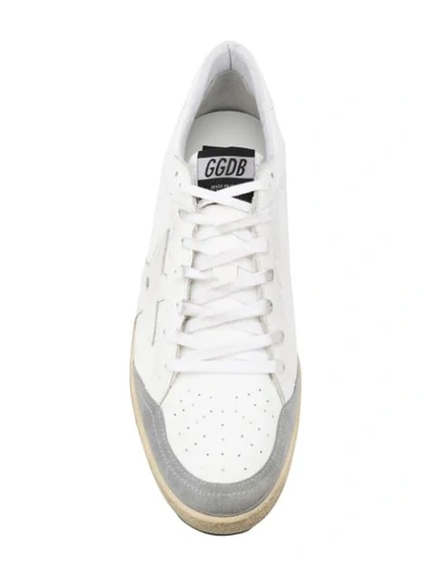 Shop Golden Goose Low Top Trainers In White