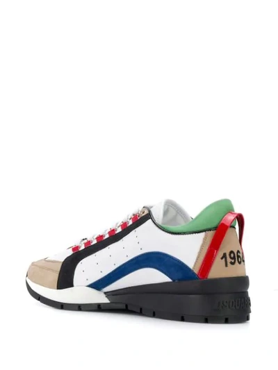 Dsquared2 Men's Shoes Leather Trainers Sneakers 551 In Multicolour |  ModeSens