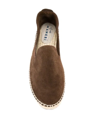 Manebi Hampton Espadrilles In Brown