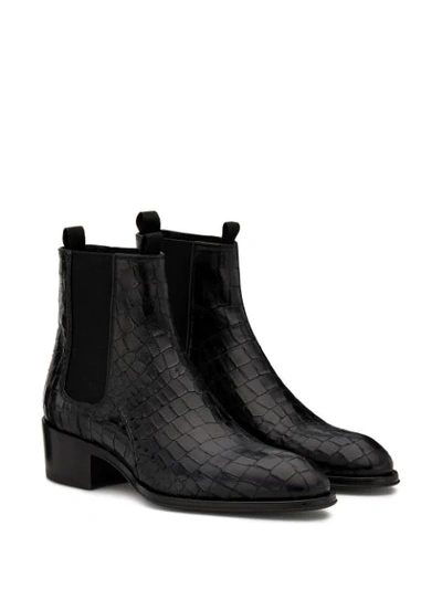 Shop Giuseppe Zanotti Abbey Chelsea Boots In Black