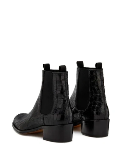 Shop Giuseppe Zanotti Abbey Chelsea Boots In Black