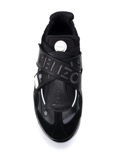 Shop Kenzo Sonic Sneakers In Black