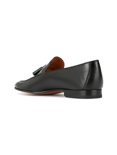 Shop Magnanni Tassel Loafers In Black