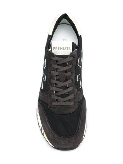 Shop Premiata 'mick 2343' Sneakers - Black