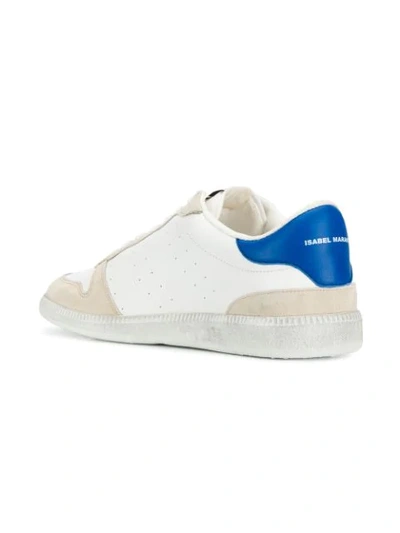 Shop Isabel Marant Logo Sneakers In White