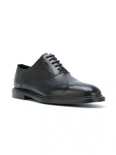 Shop Dolce & Gabbana Brogue Detail Oxford Shoes In Black