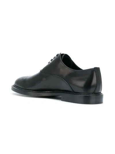 Shop Dolce & Gabbana Brogue Detail Oxford Shoes In Black