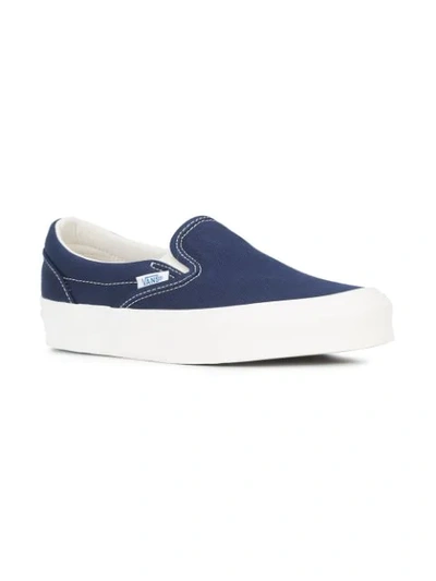 Shop Vans 'og Lx' Slip-on-sneakers In Blue