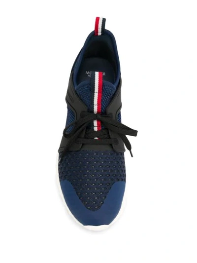 Shop Moncler Emilien Sneakers In Blue