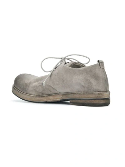 Shop Marsèll Lace-up Distressed Shoes - Grey