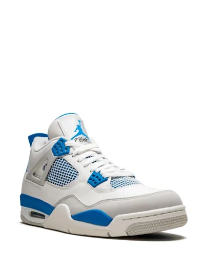 Jordan Air  4 Retro Military Blue In Grey
