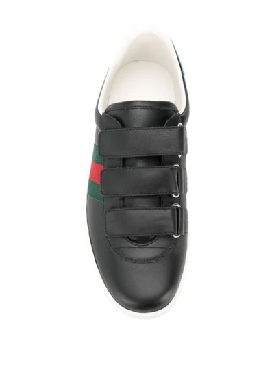 GUCCI NEW ACE SNEAKERS - 黑色