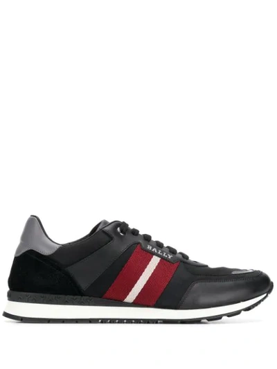 Shop Bally Aseo Sneakers In Black