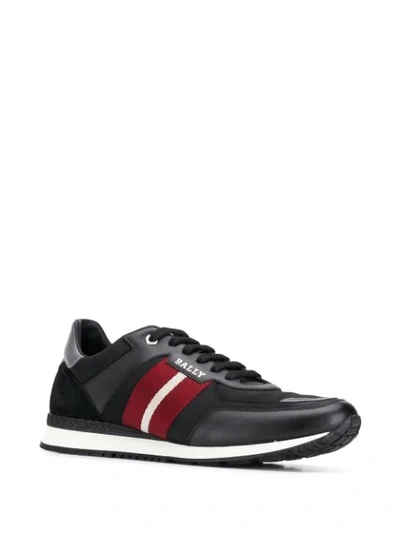 Shop Bally Aseo Sneakers In Black