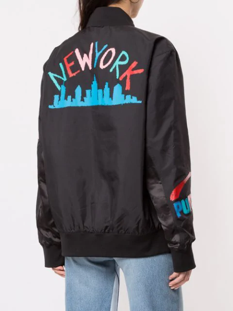 puma x bradley theodore reversible bomber jacket