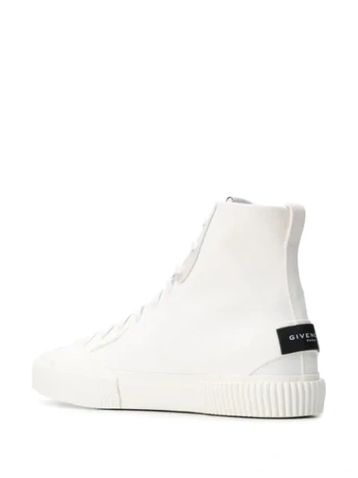 Shop Givenchy Hi-top Sneakers In White