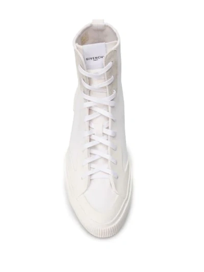 Shop Givenchy Hi-top Sneakers In White