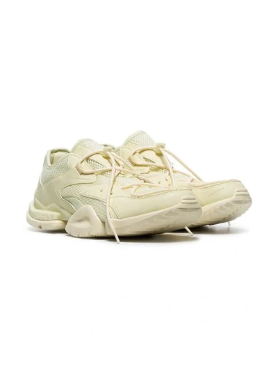 Shop Reebok Run 96 Multi-texture Lace-up Sneakers In Neutrals