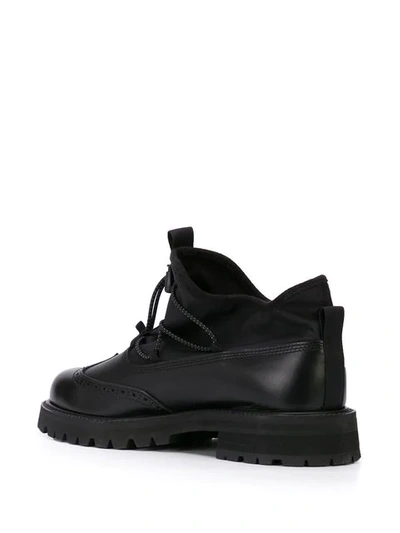 Shop Hender Scheme Hi-top Oxford Shoes In Black