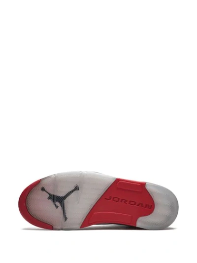 Jordan Air  5 Retro Sneakers In White