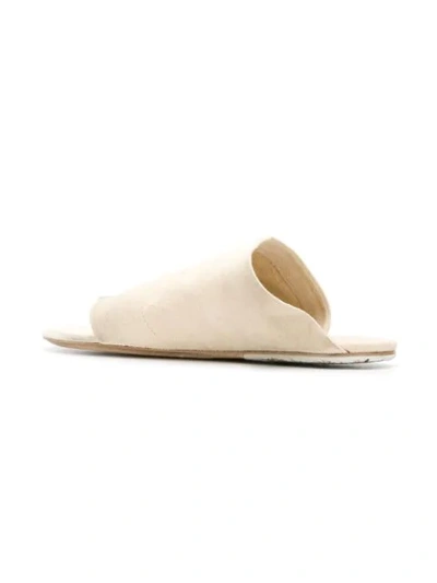 Shop Marsèll Thong Sandals In Neutrals