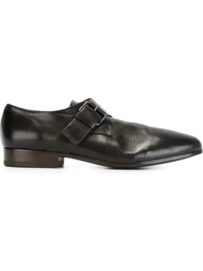 Shop Marsèll Monk Strap Shoes In Black