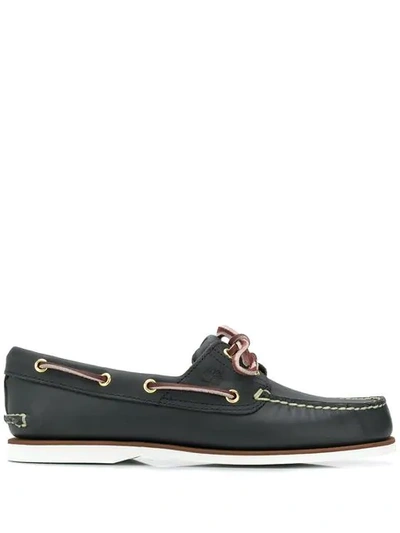 Shop Timberland Classic Boat Shoe In Blue