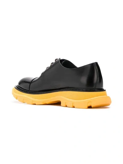 Shop Alexander Mcqueen Tread Derby Shoes - Black
