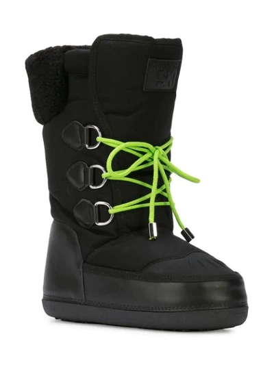 Shop Dsquared2 Tall Padded Boots In Black