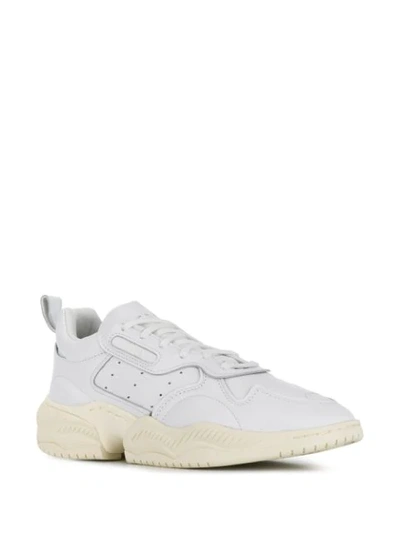 Adidas Originals Supercourt 90s Leather Sneakers In Bianco | ModeSens