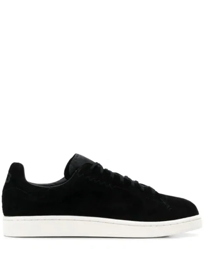 Shop Y-3 Low Top Trainers In Black