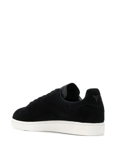 Shop Y-3 Low Top Trainers In Black