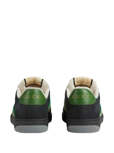Shop Gucci Screener Sneakers In Black