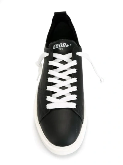 Shop Golden Goose 'starter' Sneakers In Black