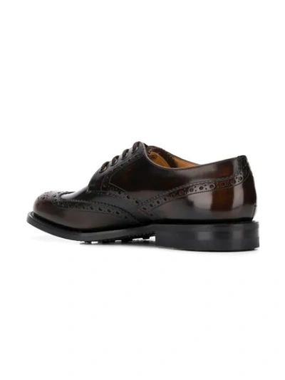 CHURCH'S RAMSDEN POLISHED BROGUES - 棕色