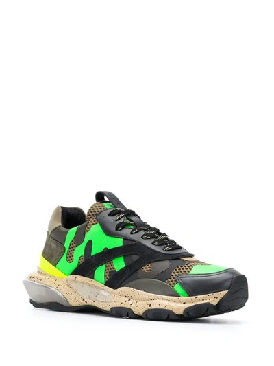 VALENTINO VALENTINO GARAVANI BOUNCE SNEAKERS - 黑色