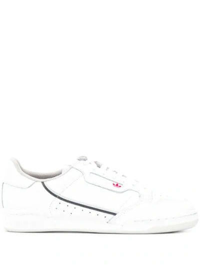 Shop Adidas Originals Continental 80 Leather Trainers In White