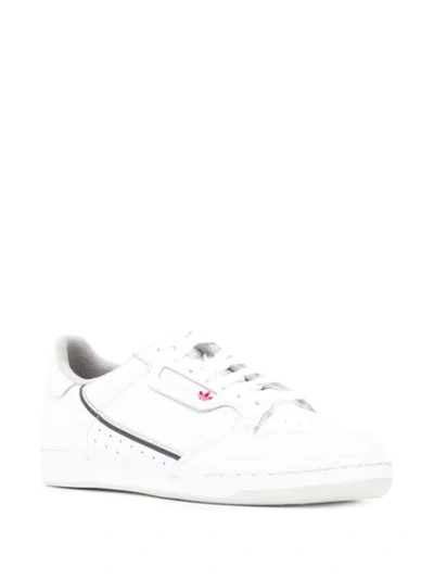 Shop Adidas Originals Continental 80 Leather Trainers In White