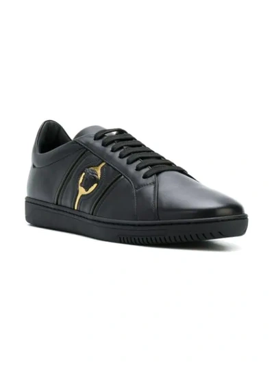 Shop Versace Medusa Lace-up Sneakers In D41on