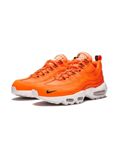 Shop Nike Air Max 95 Premium Sneakers In Orange