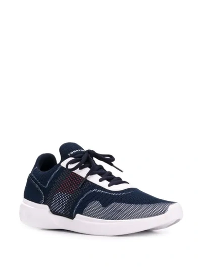 Shop Tommy Hilfiger Corporate Sneakers In Blue