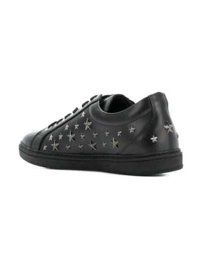 Shop Jimmy Choo Cashos Sneakers In Black