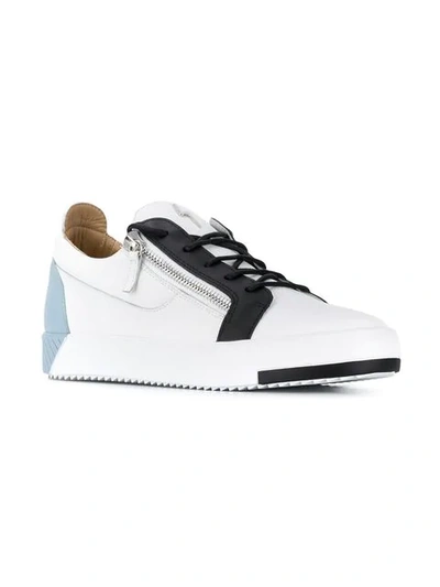 Shop Giuseppe Zanotti Klassische Sneakers In White