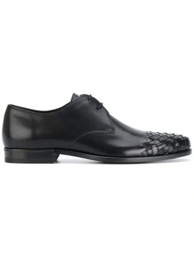 Shop Bottega Veneta Nero Calf Luton Shoe In Black
