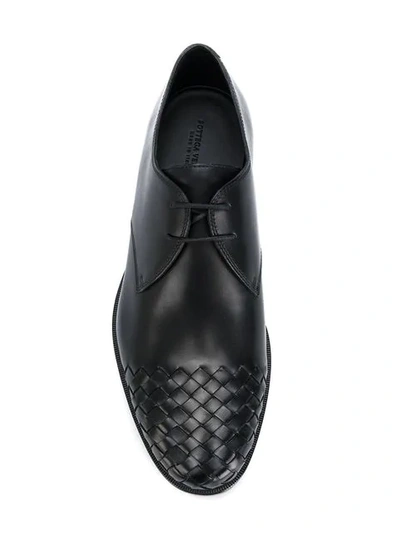 Shop Bottega Veneta Nero Calf Luton Shoe In Black