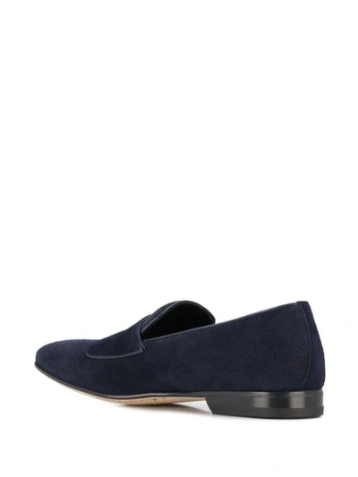 Shop A. Testoni' Double Buckle Monk Shoes In Blue