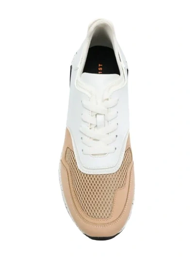 Shop Vfts Colour Block Sneakers In White