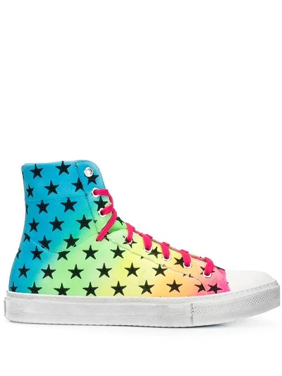Shop Amiri Sneakers Mit Stern-print In Rainbow