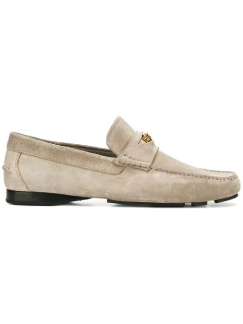 medusa head loafers
